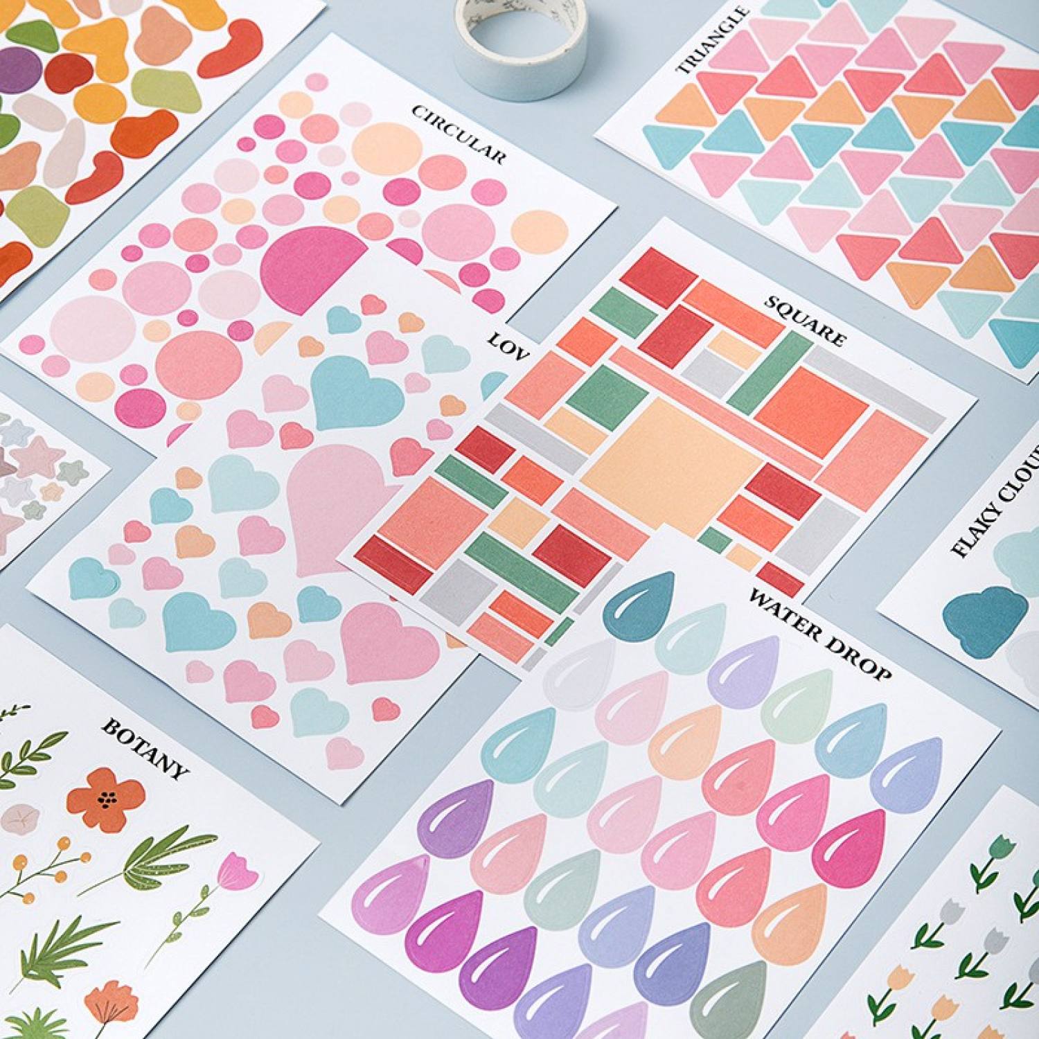 Sticker dán sổ sticker dán họa tiết dễ thương