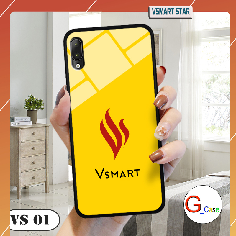 Ốp lưng Vsmart Star in 3D logo Vsmart thiết kế đẹp