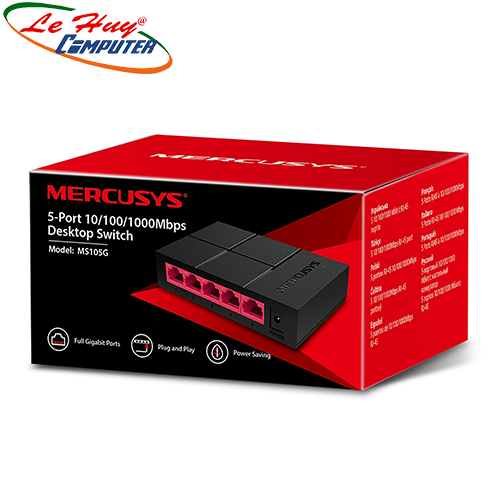 Mercusys Ms105G Network Splitter - Genuine Product