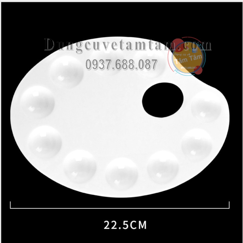 Khay Bảng pha màu Nhựa (Palette) - Khay pha màu