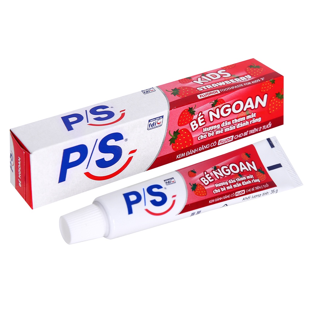 Kem Đánh Răng P/S Bé Ngoan Hương Dâu 35g