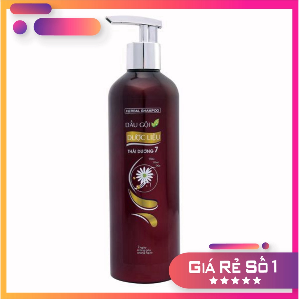 Chính hãng dầu gội dược liệu thái dương 7 - chai 600ml