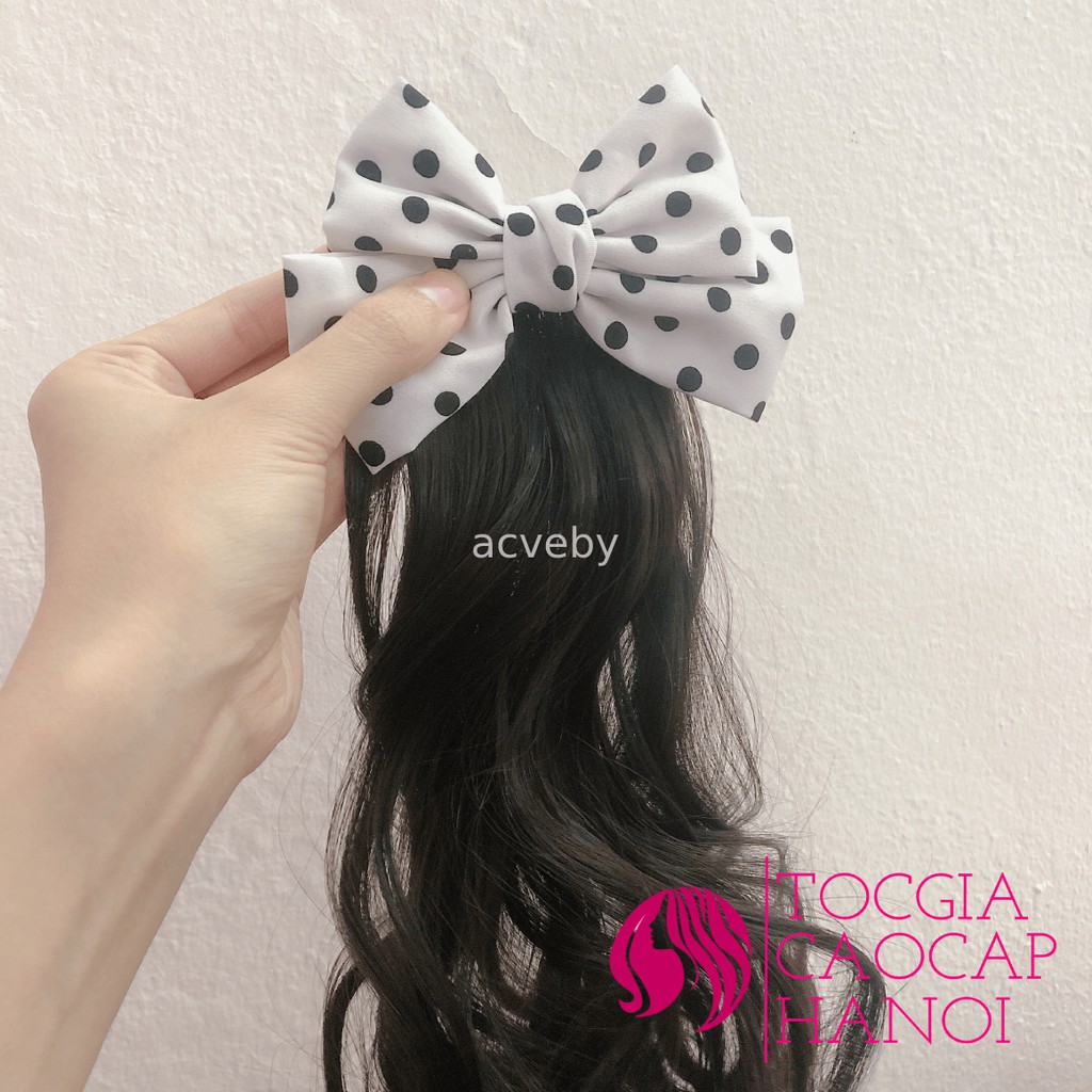 (Link 1-Ảnh Video ) Đuôi tóc CÓ NƠ ❤ Kẹp tóc giả đuôi ngựa cho bé