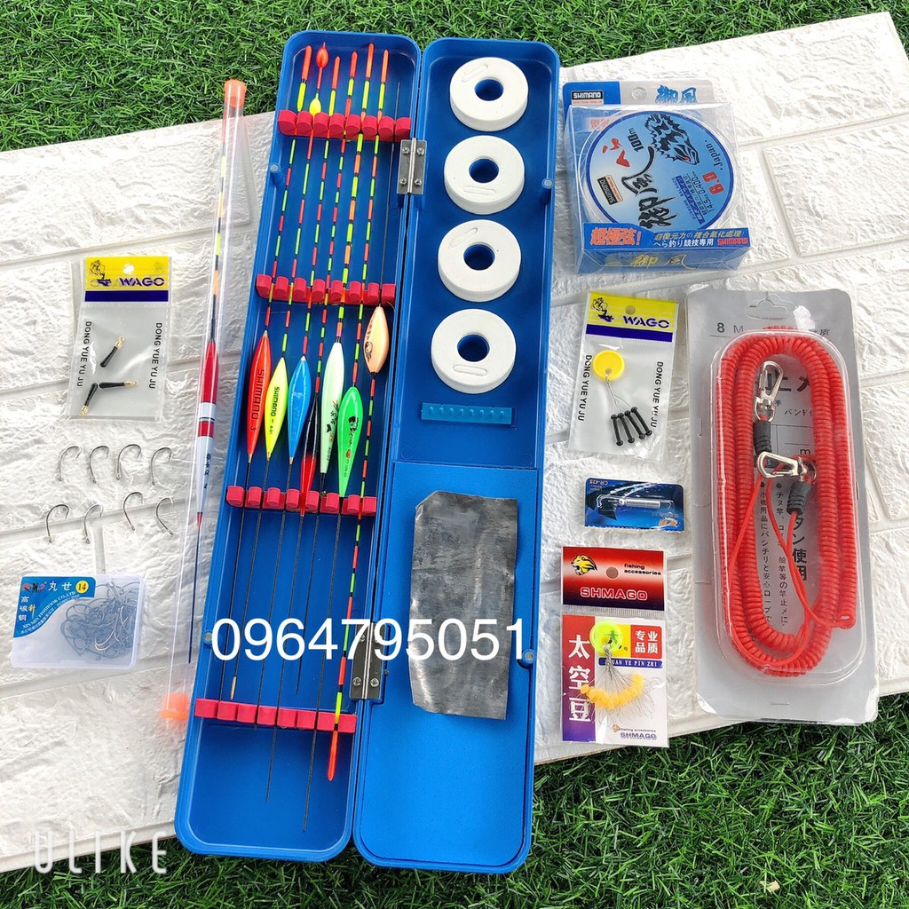Phao câu đài đầy đủ phụ kiện kèm dây bảo vệ cần