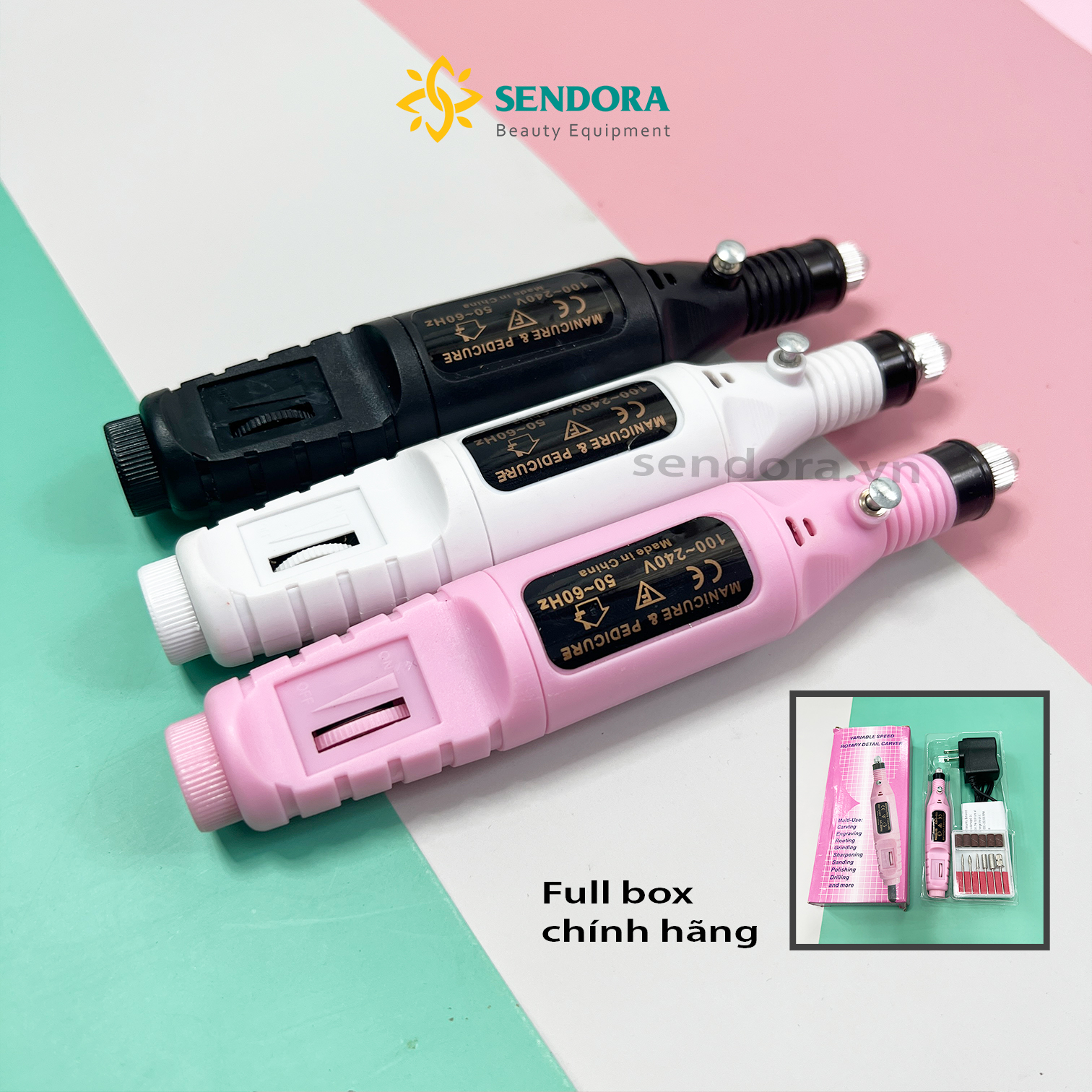 Máy hơ móng tay, máy hơ gel sun x7 max 180w hơ khô cực nhanh sendora