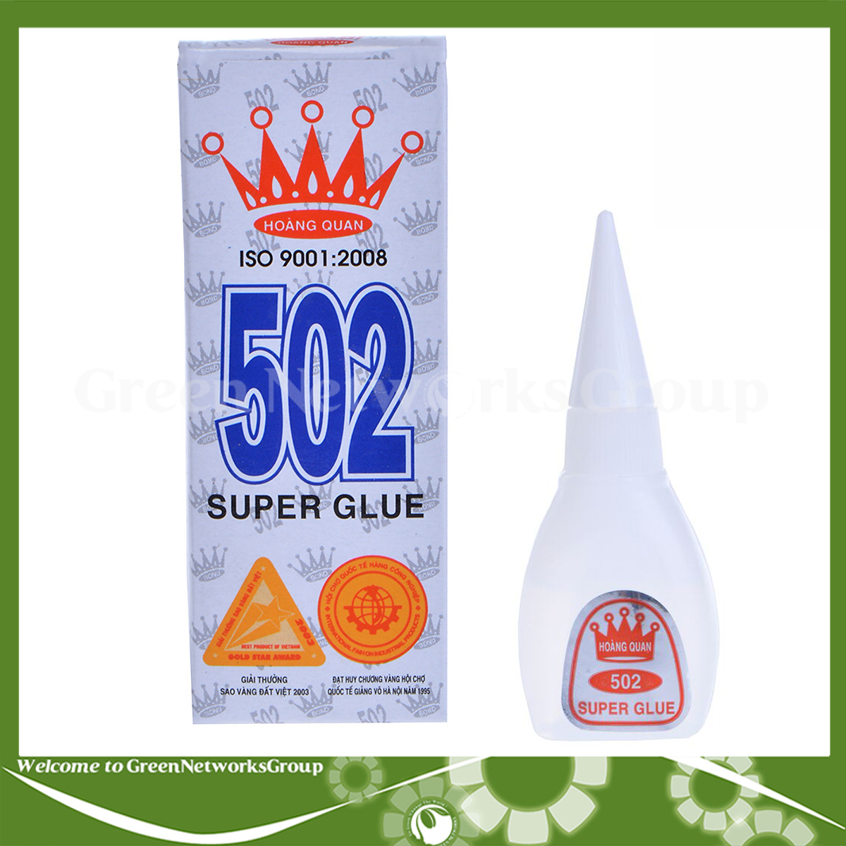 Keo 502 Vương Miện (Super Glue Hoàng Quan) Greennetworks | Lazada.vn