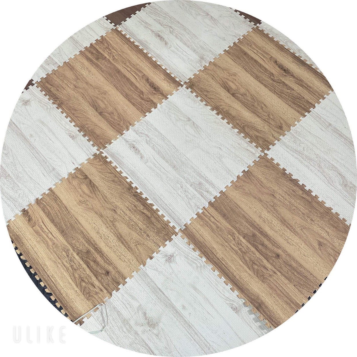 Thảm xốp vân gỗ lót sàn 45×45cm