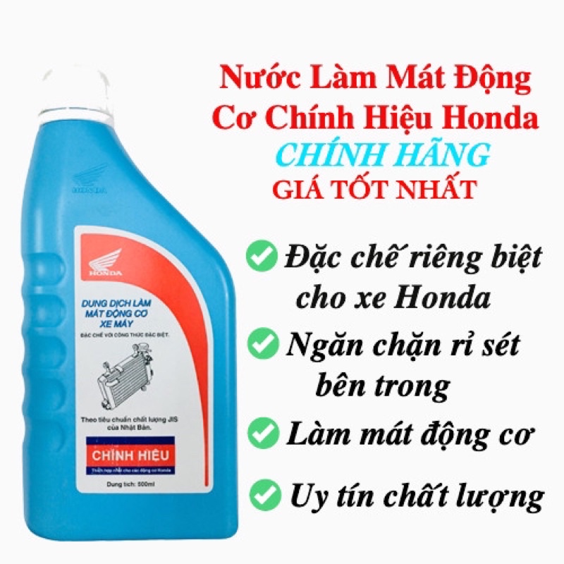 Nước làm mát động cơ chính hãng honda 500ml