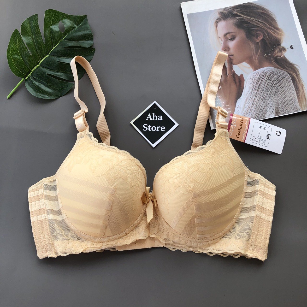 Áo ngực ren bigsize Coolakiss đệm mỏng có gọng