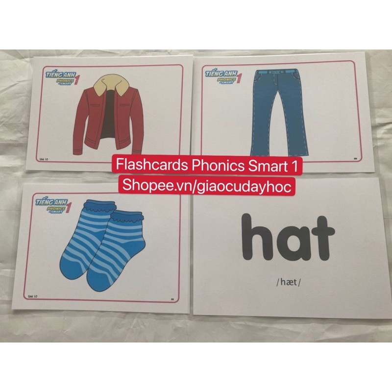 Flashcards Tiếng Anh Smart Phonics 1