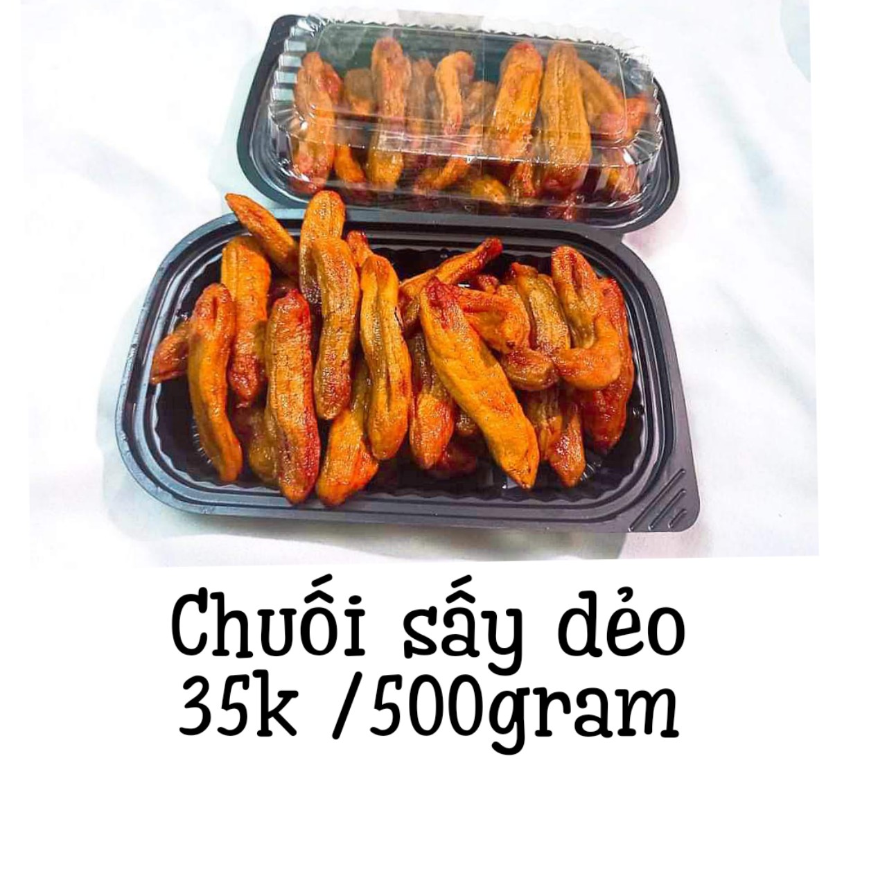 [HCM]CHUỐI SẤY DẺO 500G