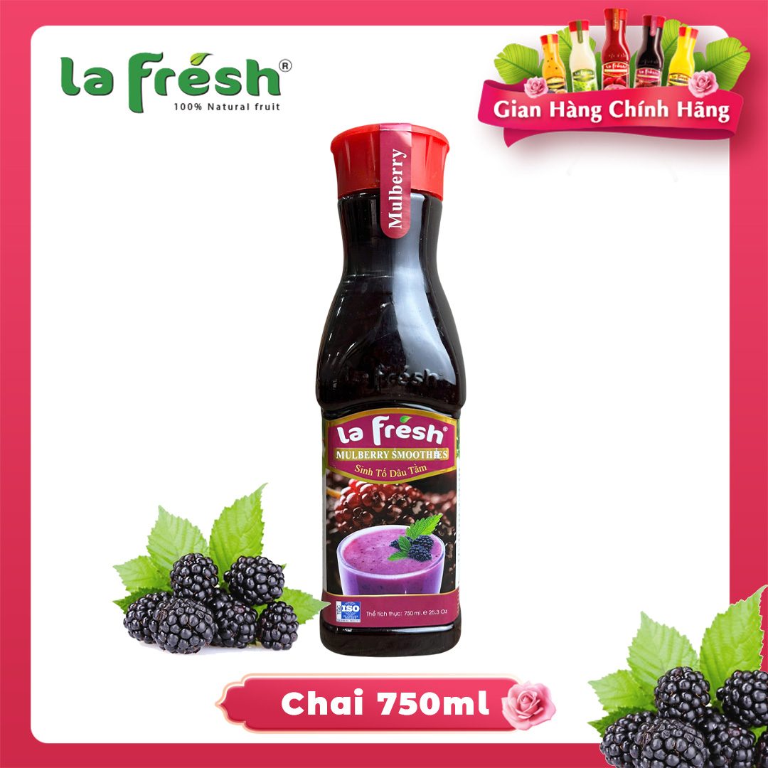 [HCM]Sinh Tố Dâu Tằm Lafresh Đà Lạt 750ml