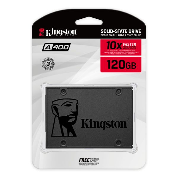 Bảng giá [HCM][Model Mới] SSD Kingston A400 120GB SA400S37/120G - Sản Phẩm Cam Kết Chất Lượng Phong Vũ