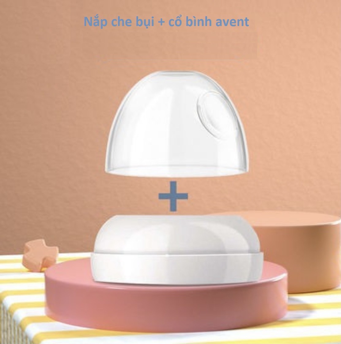 Bọc Silicon Cho Bình Sữa Avent Thủy Tinh cổ rộng (bình avent Natural)