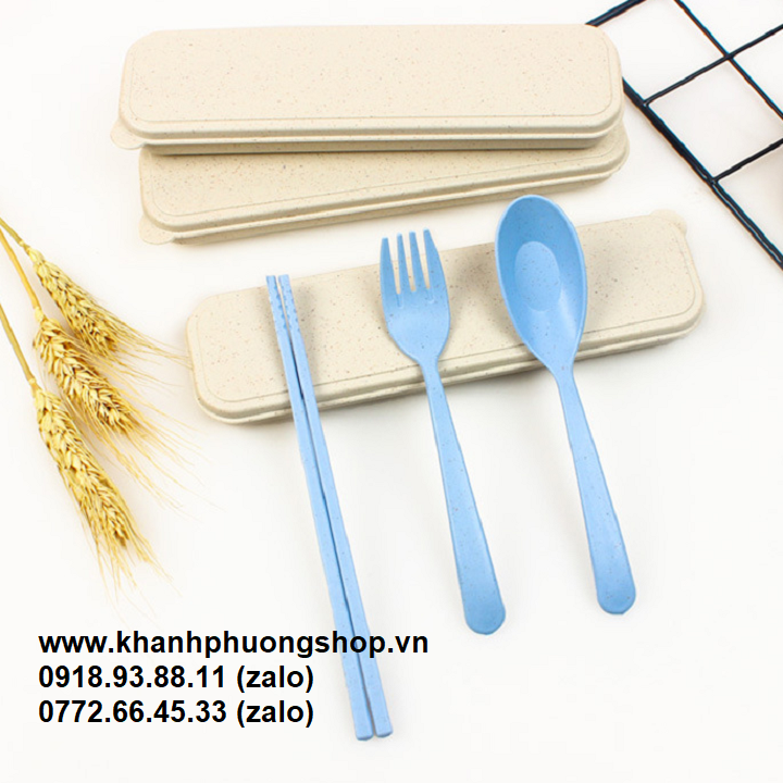 [HCM]bộ muỗng đũa văn phòng - bộ muỗng đũa