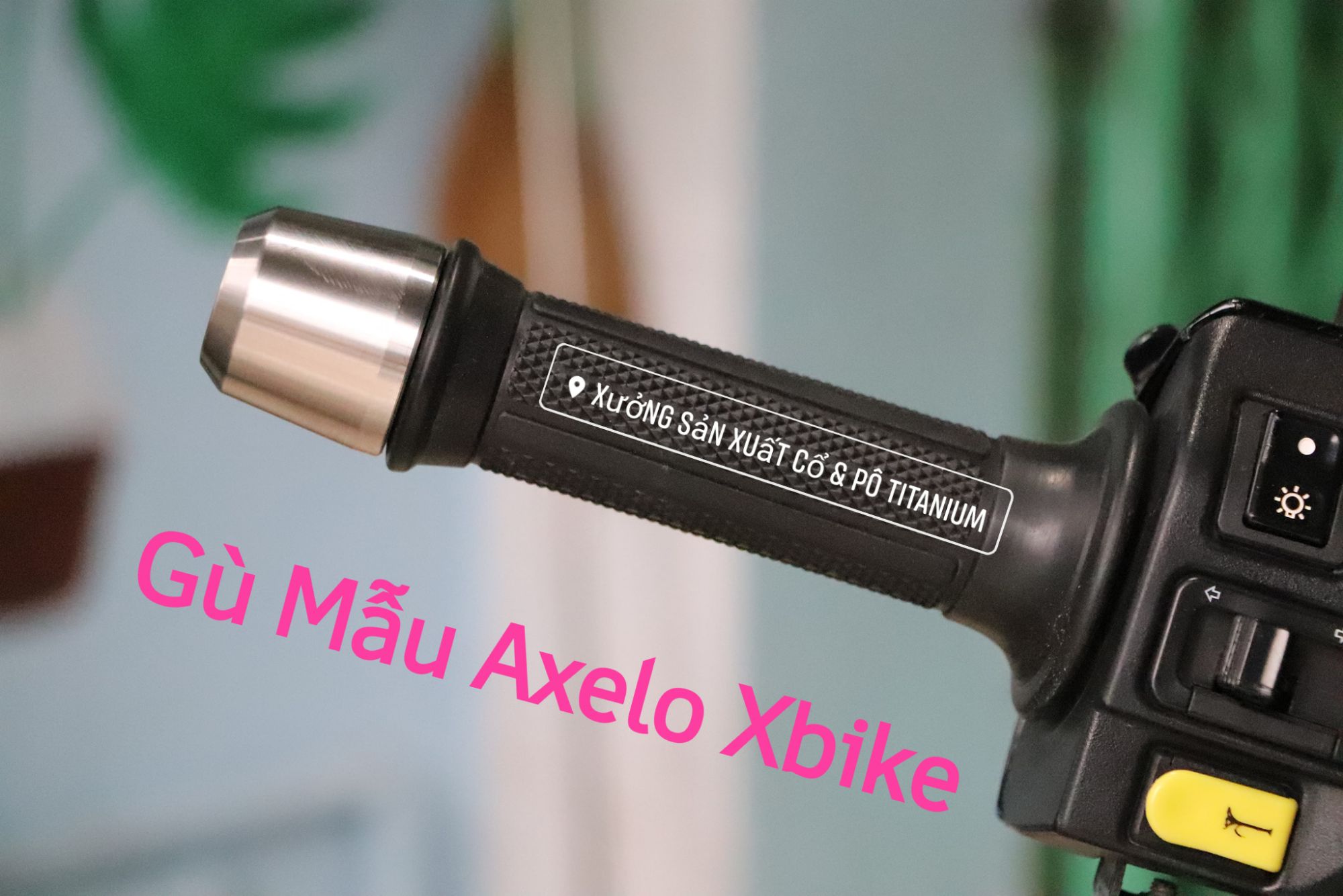 Gù Inox 304 CNC - Mẫu Axelo Xbike