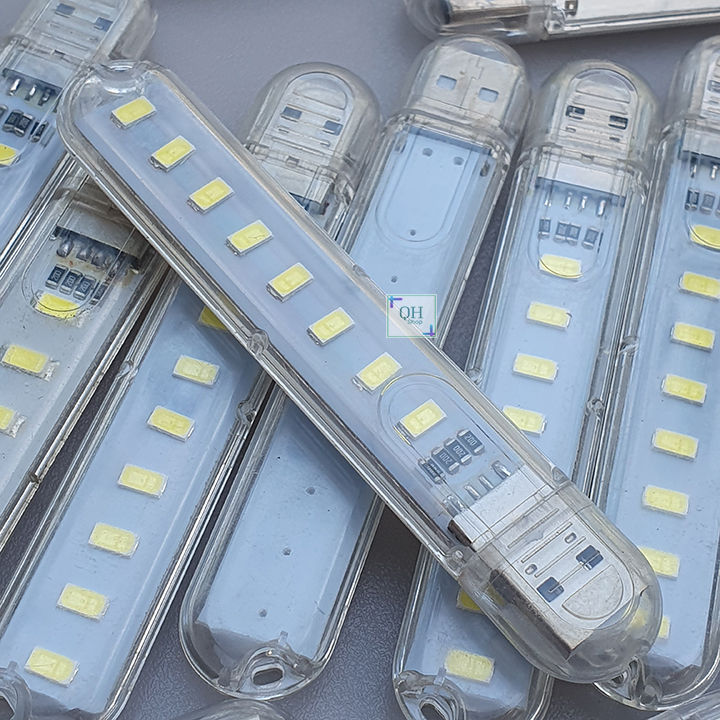 Đèn Led USB 8 Bóng Ánh Sáng Màu Trắng