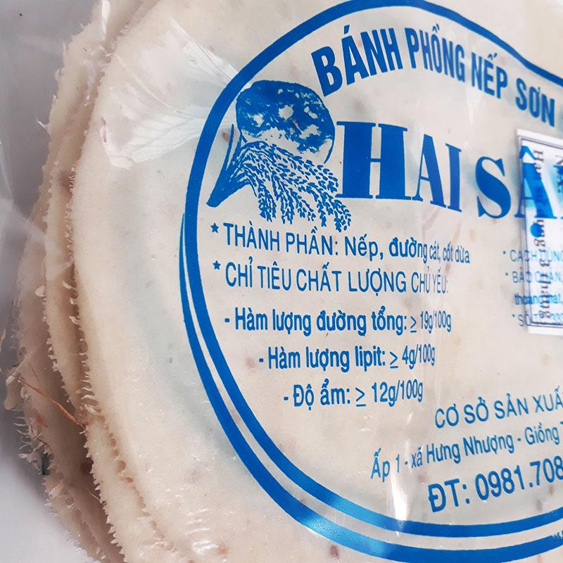 bánh phồng sơn đốc nếp đặc biệc 20 bánh