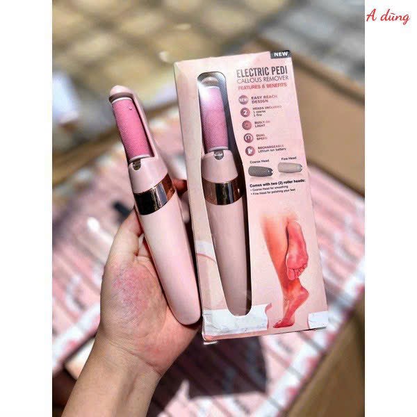 Máy chà gót chân mini, tẩy da chết, sạc điện đa năng