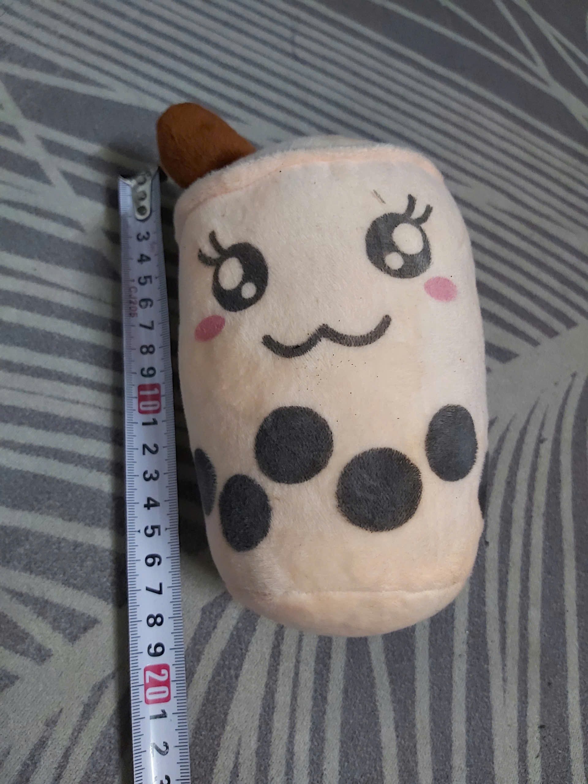 10 Muỗng nhựa dài 15cm trà sữa màu đen thìa dùng một lần.