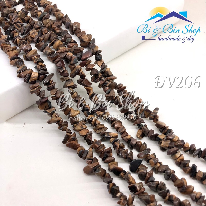 [HCM]ĐV2 - Đá Vụn Tự Nhiên Có Khoan Lỗ Làm Phụ Kiện Trang Sức Bonsai Handmade
