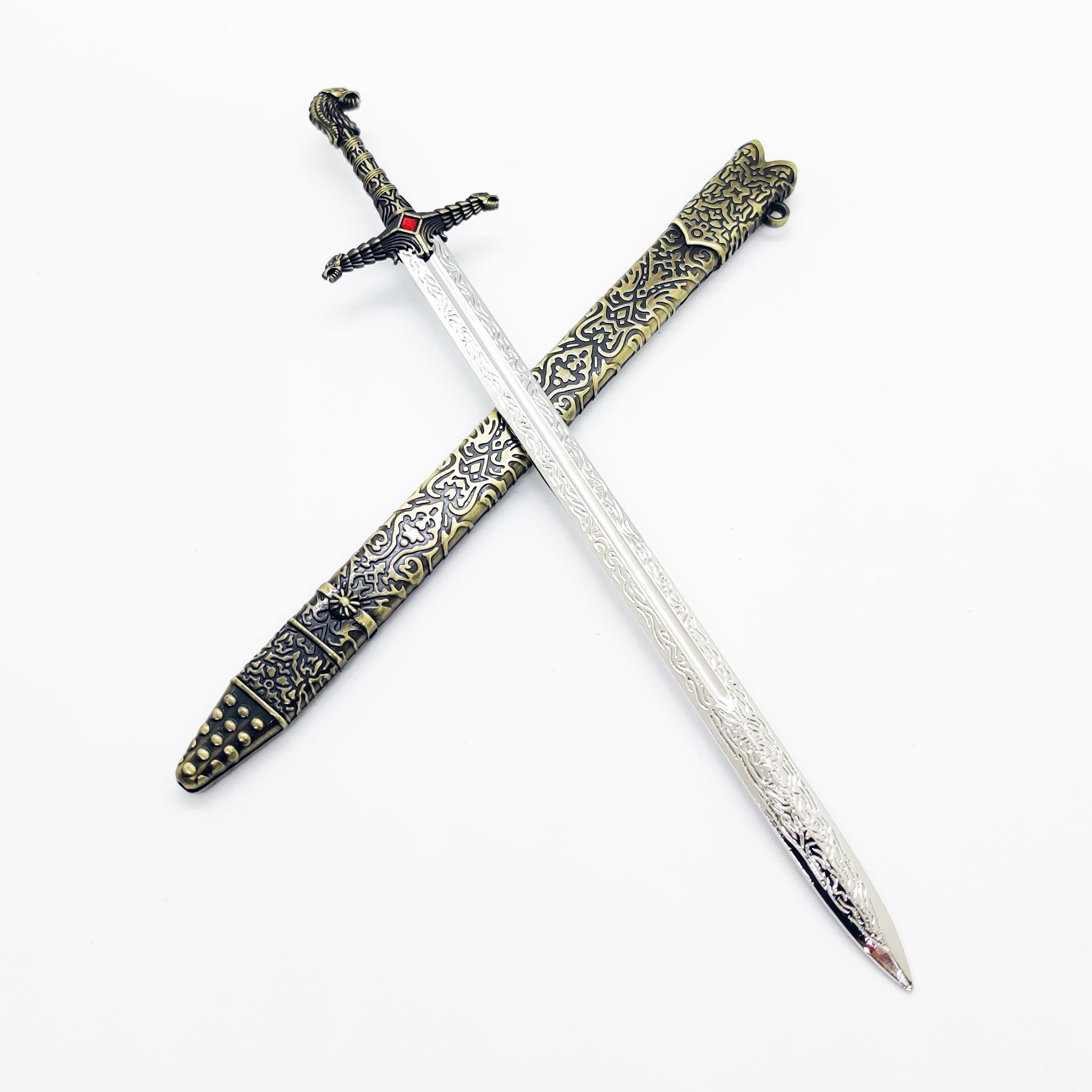 Mô hình móc khóa Kiếm Oathkeeper trong Game of Thrones GOT (tặng kèm bộ giá đỡ)