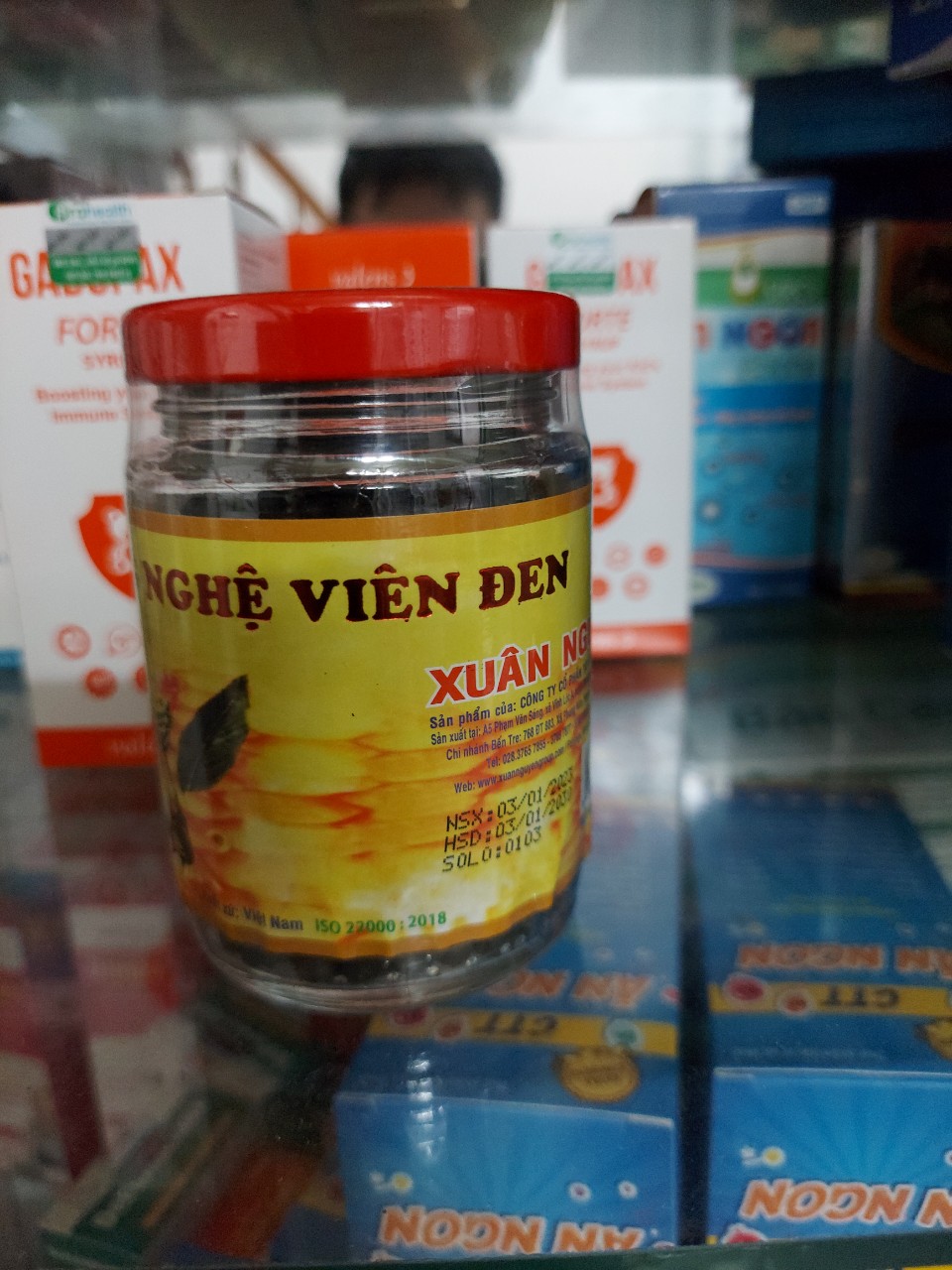 Mật ong Nghệ viên đen Xuân Nguyên 100g