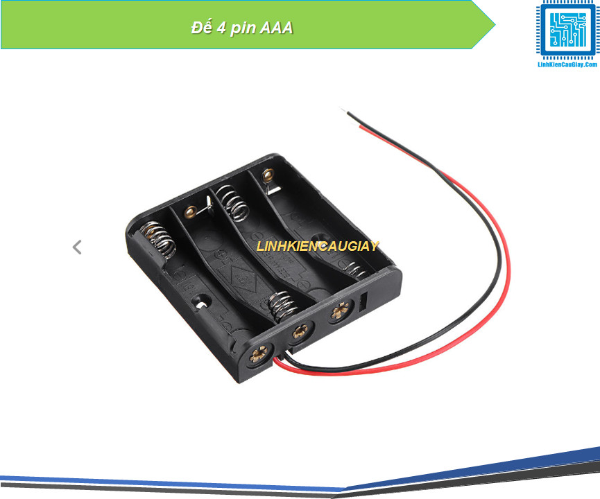 Đế 4 pin aaa