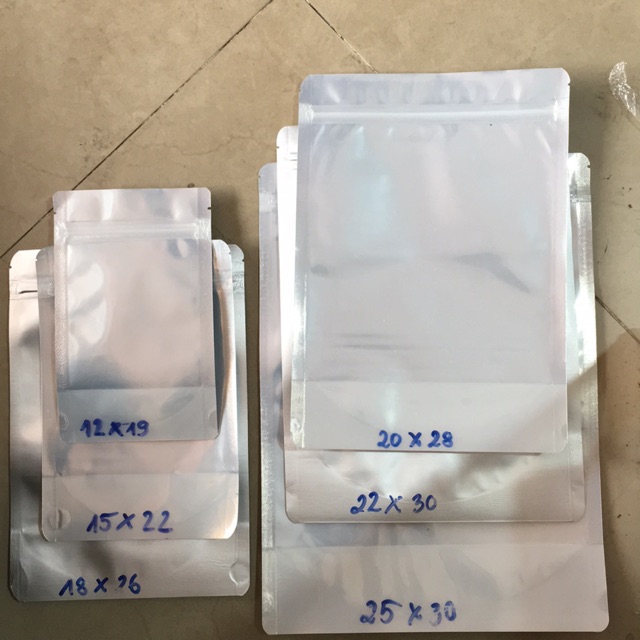 Combo 1 kg túi zip bạc