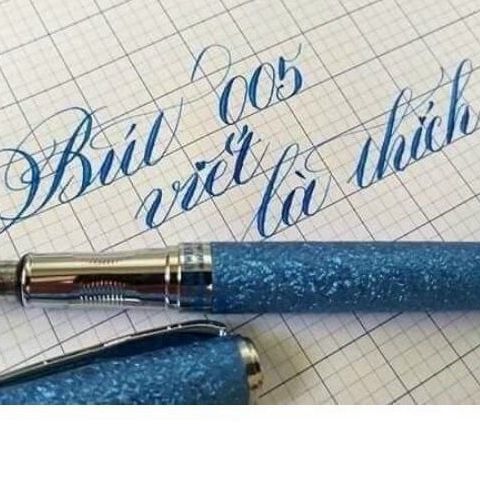 Bút máy ngòi lá tre thanh đậm 005