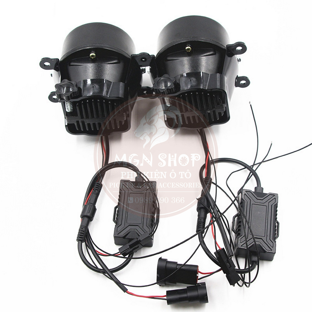 [Bộ 02 đèn] [Bi LED] [đèn gầm sương mù H11] [2 chế độ cos pha] [3.0 inch] dành cho ô tô