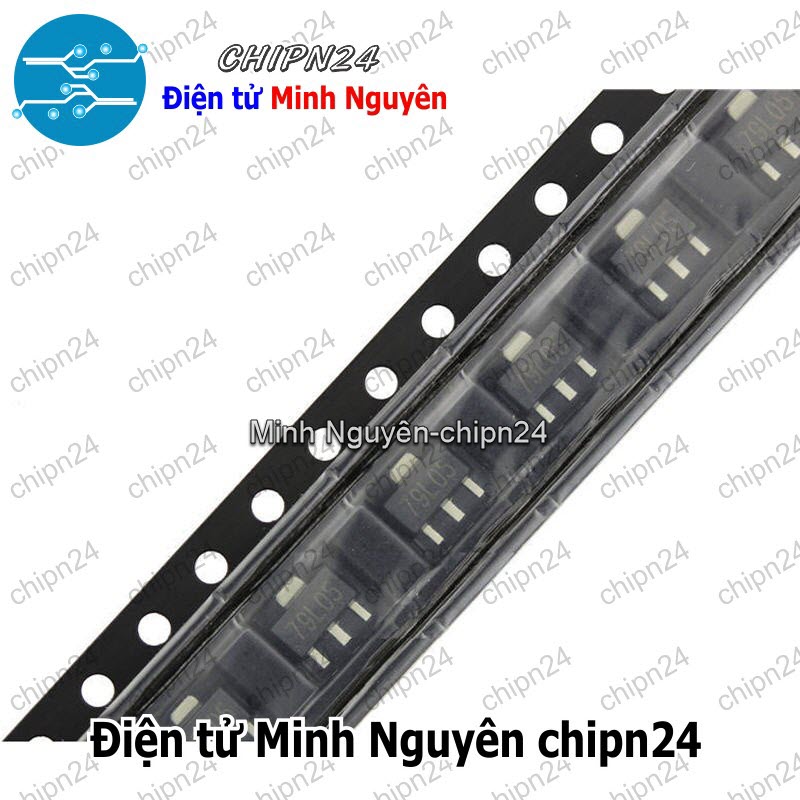 [5 con] (SOP) IC Dán 79L05 SOT-89 (SMD) (L79L05 7905) - HH005876