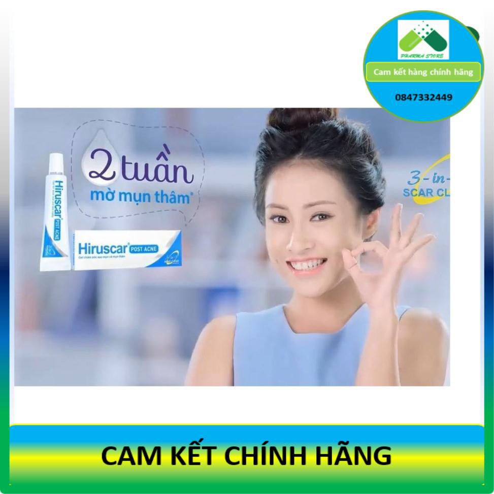 ! Gel làm mờ sẹo mụn và thâm mụn Hiruscar Post Acne [Hirusca, post acnes] !
