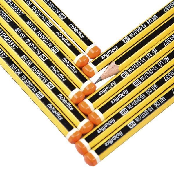 (Hộp 12 Cây) Bút Chì Gỗ HB Flexoffice FO-GP07/VN