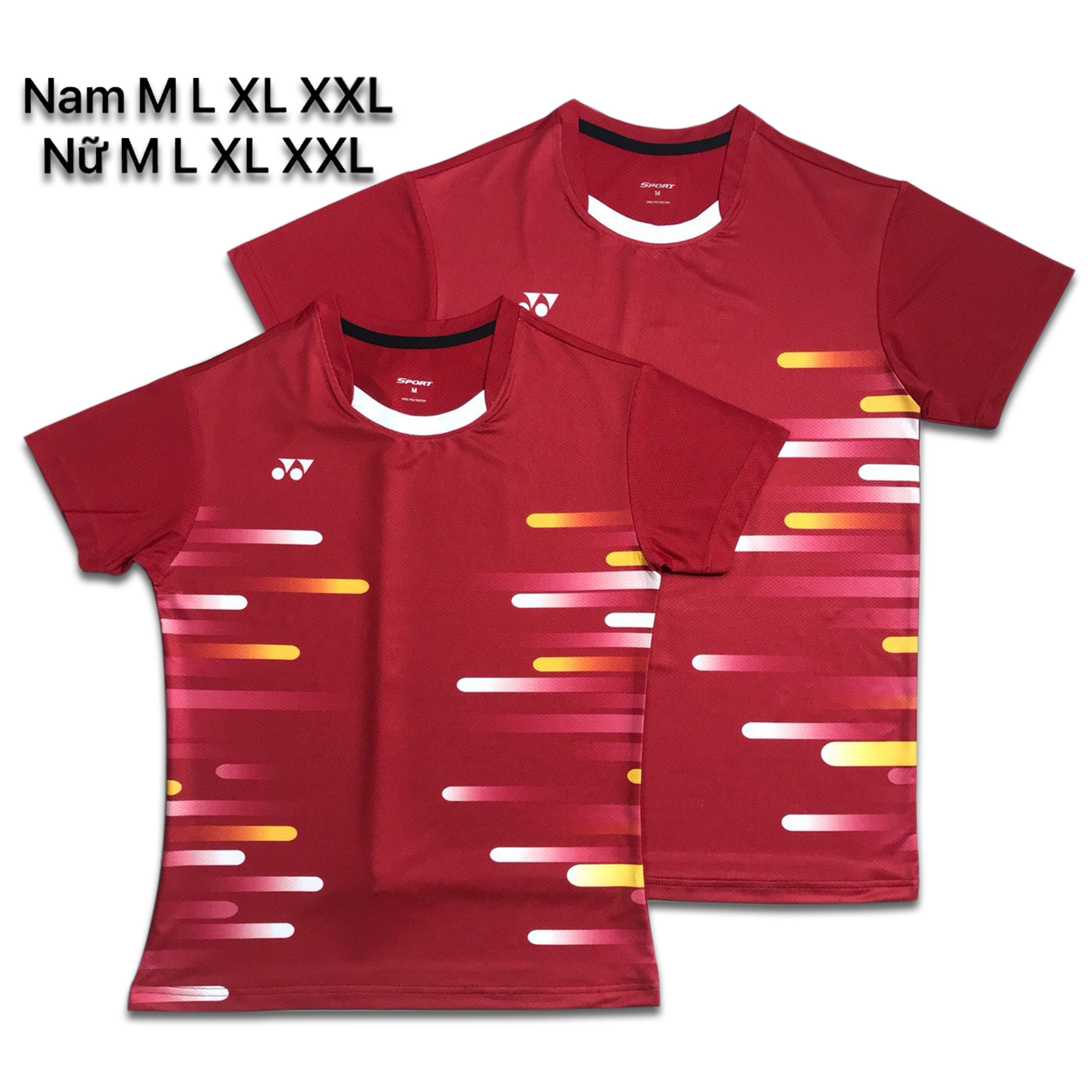 Áo cầu lông yonex 2019 Nam nữ Đỏ
