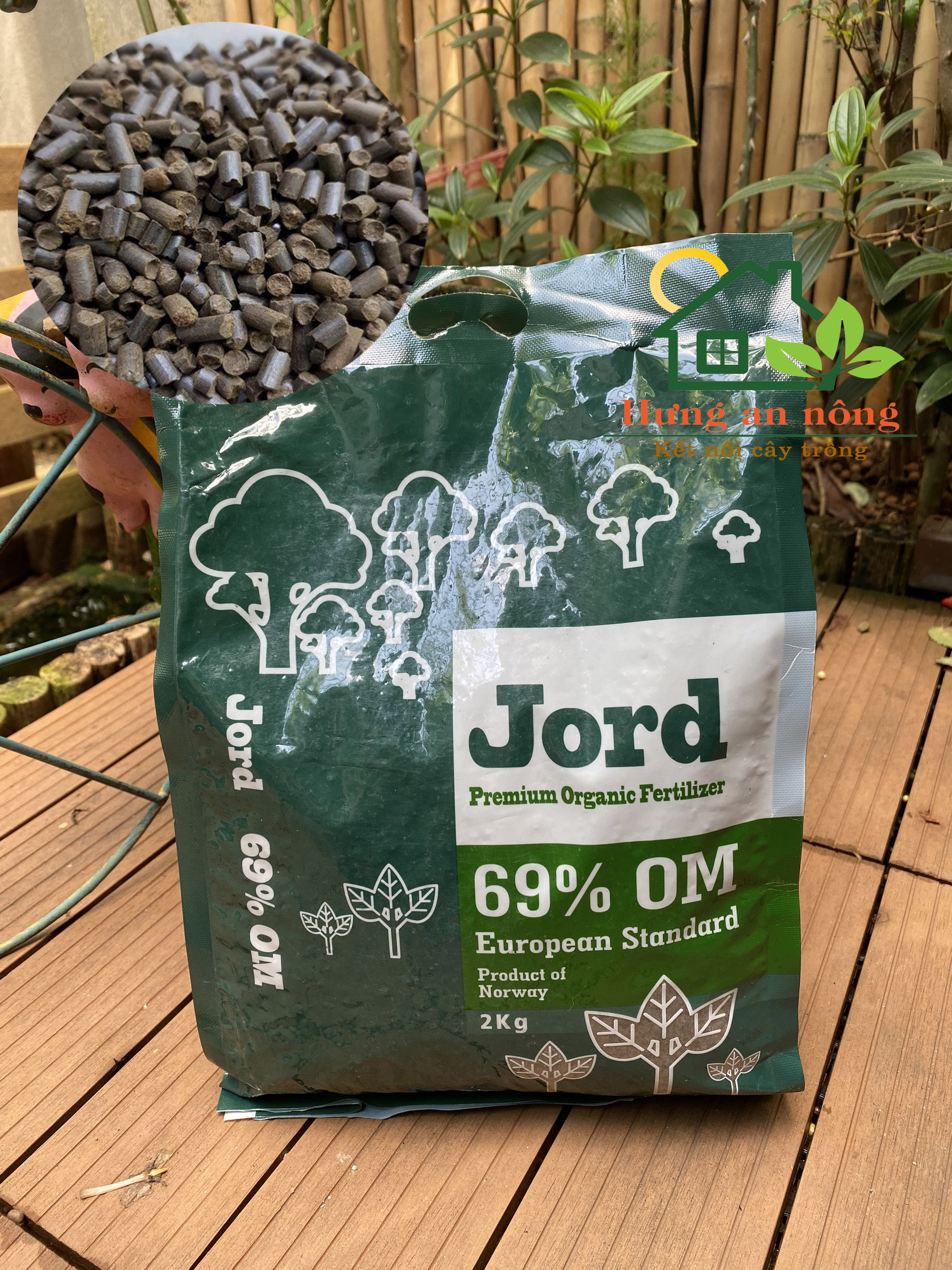 Phân hữu cơ tan chậm savia-na uy- túi 2kg