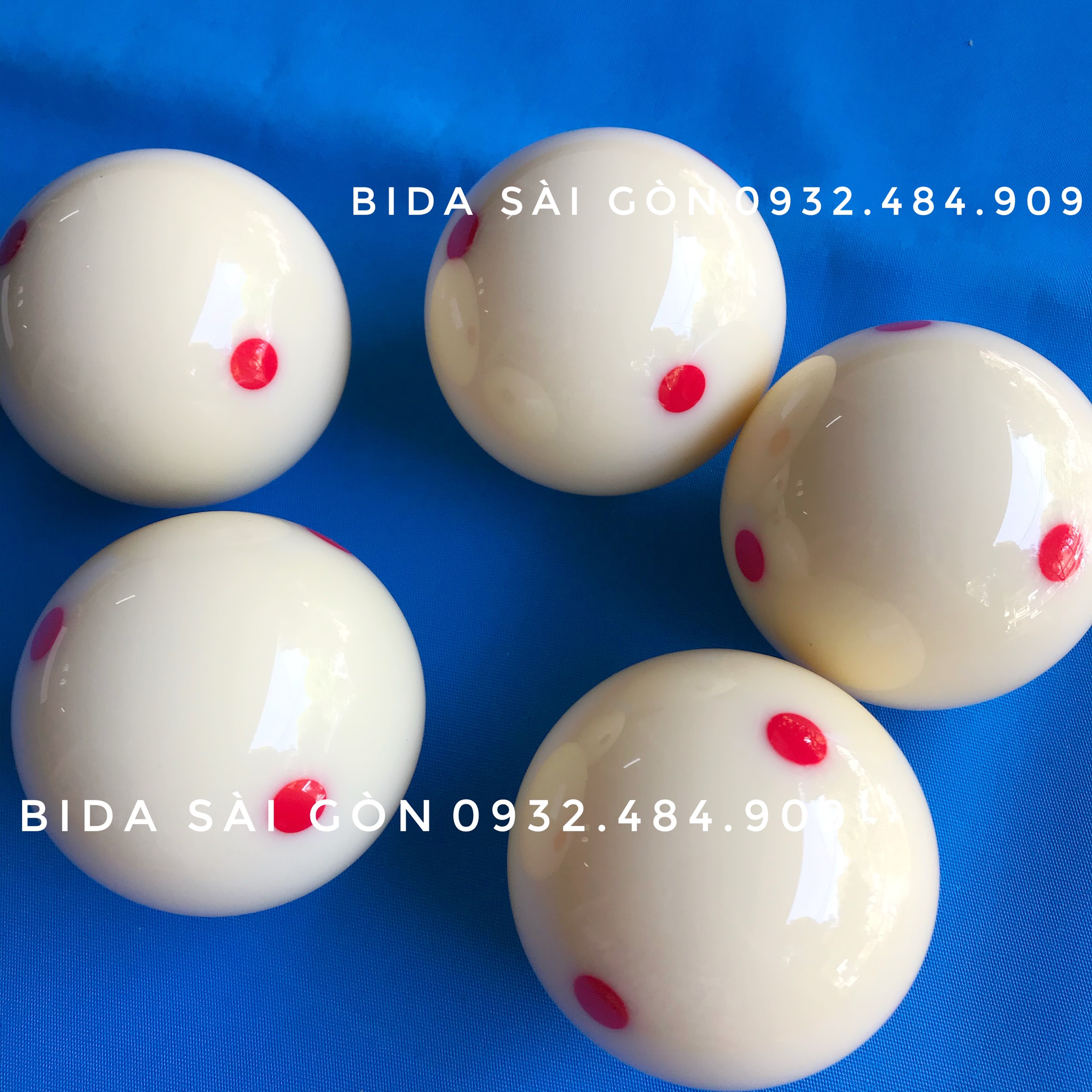 Bi cái bida lỗ 6 chấm
