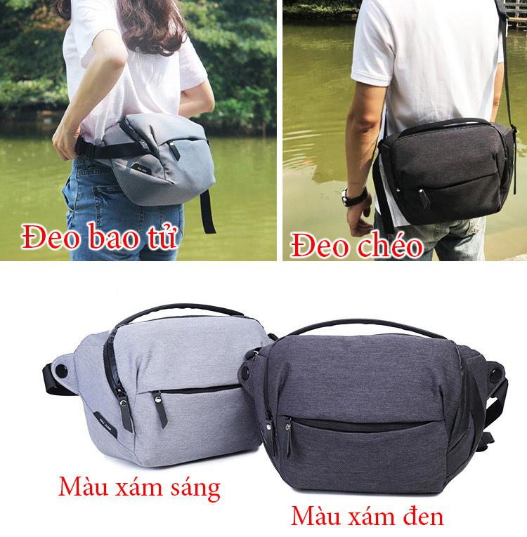 [HCM]Túi đựng máy ảnh cao cấp Xiu Jian 5L