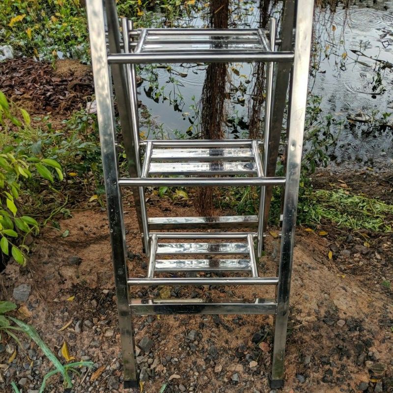Thang xếp Inox Xịn Sò - Đủ Bậc