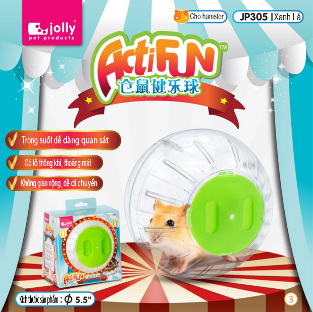 [HCM]Bóng Chạy Cho Hamster