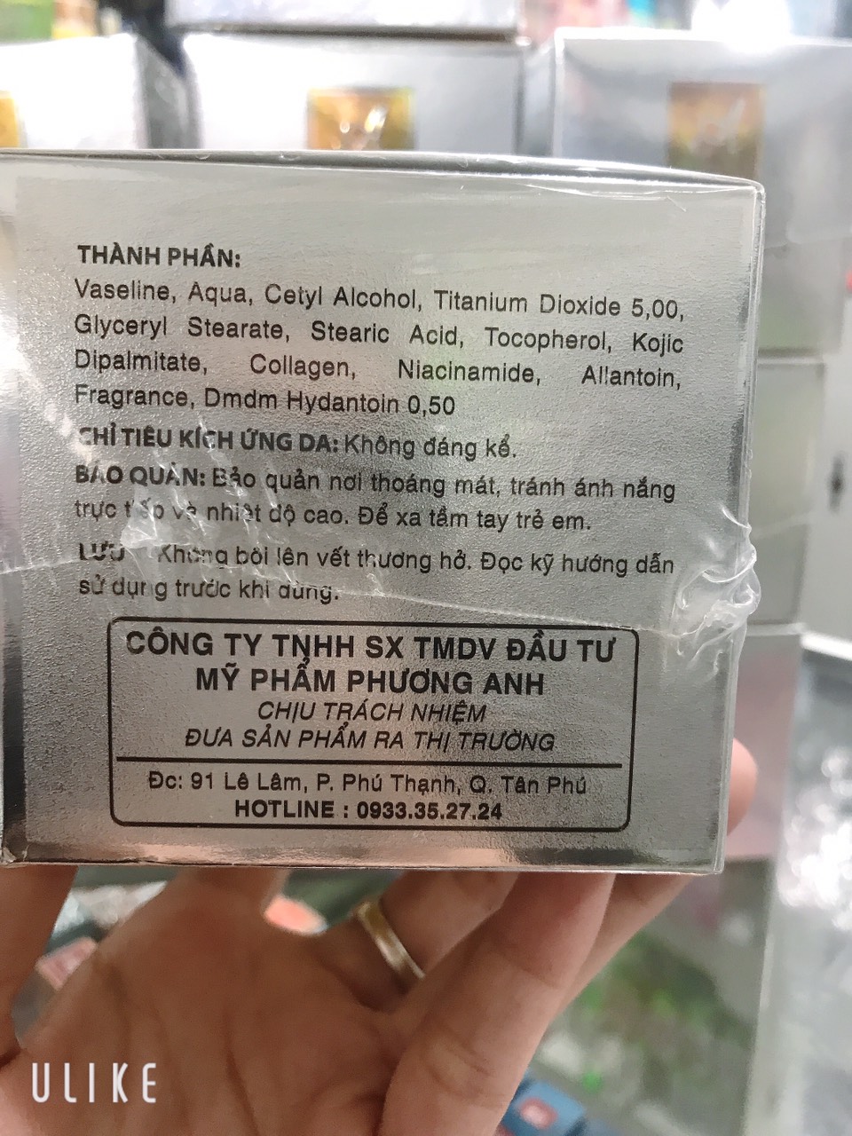 kem sứ tiên trắng hủ 8g (chính hãng -giá sỉ)