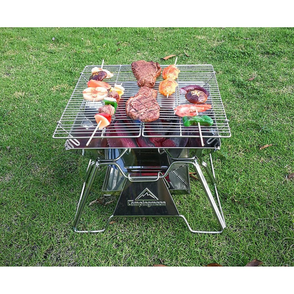 Bếp nướng than hoa dã ngoại gấp gọn CAMPINGMOON MT-2