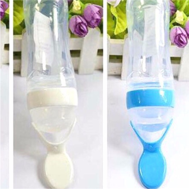 Bình thìa ăn dặm silicon