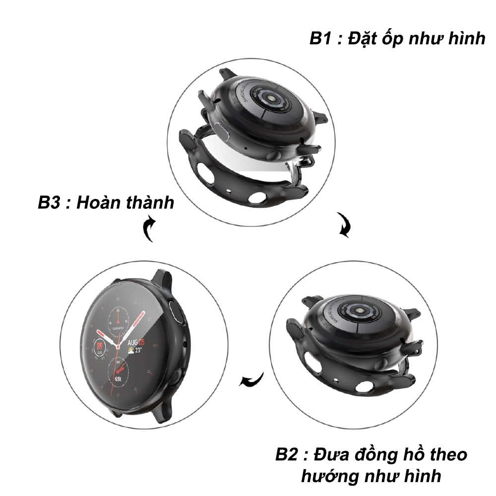 [Galaxy Watch Active 2] Ốp Silicon bảo về Đồng Hồ Samsung Galaxy Watch Active 2