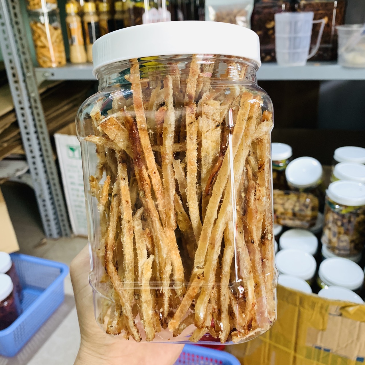 Cá thiều HŨ 500gram - cá thiều que ăn liền - ĐẶC SẢN NHA TRANG