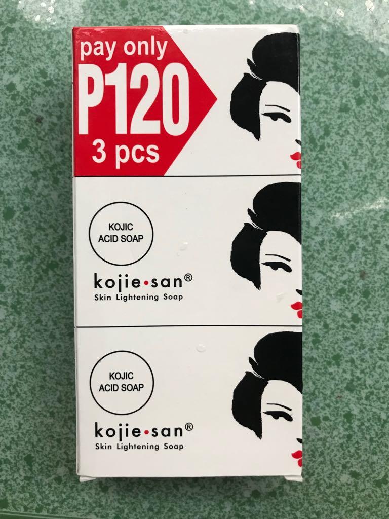 Combo xà bông trắng da, trị mụn lưng Kojie san soap [3 x 100 g]