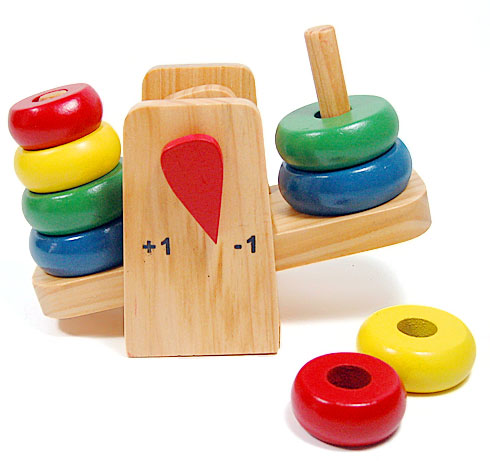 Đồ chơi cân học toán tháo lắp vòng tròn cầu vồng, đồ chơi cân thăng bằng tháp xếp chồng thông minh cho Bé