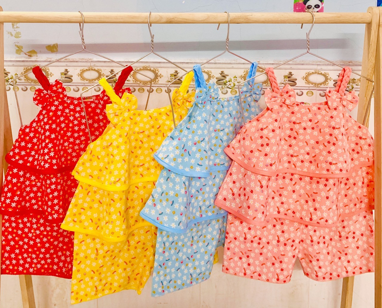 Bộ Lụa Dây Bính Xếp Li Bé (6-18kg) (giao màu ngẫu nhiên)