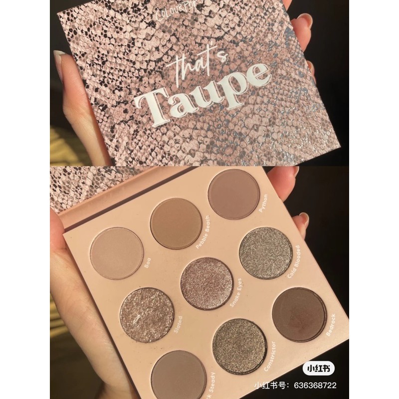 Bảng Phấn Mắt Colourpop That's Taupe