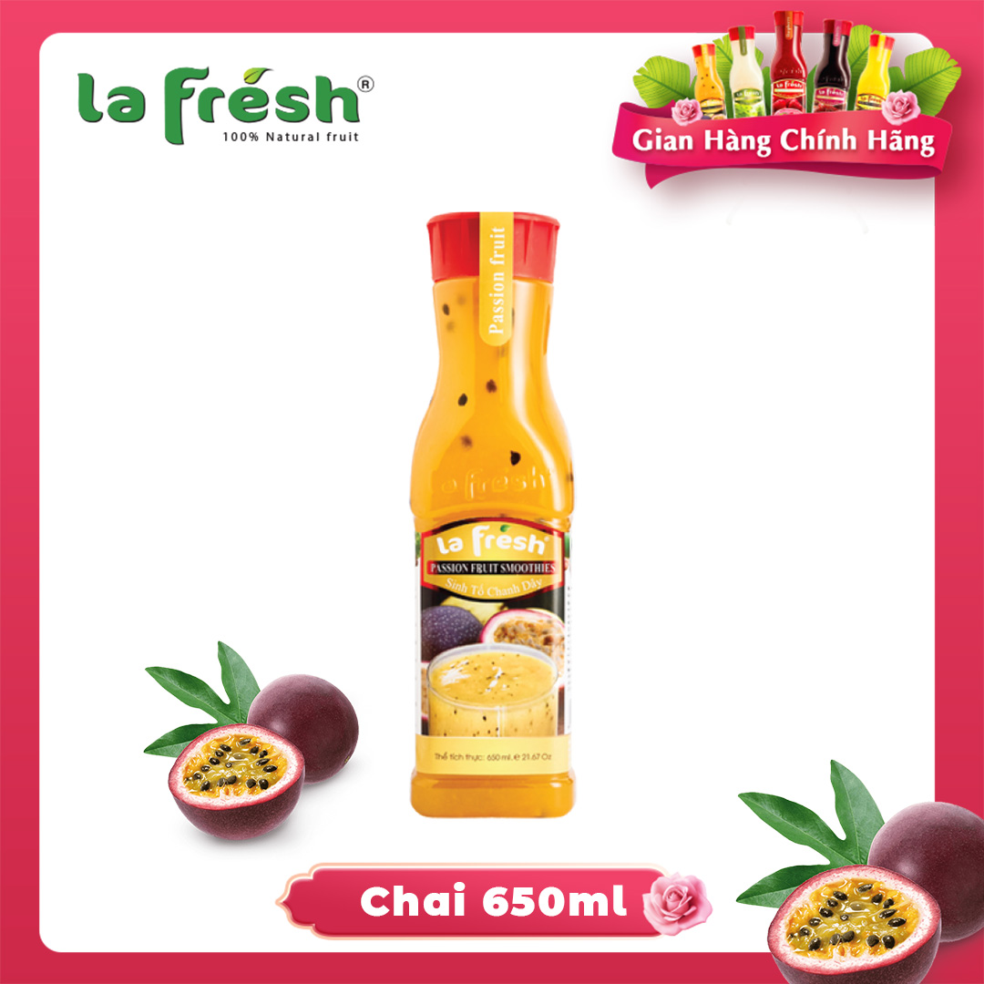 Sinh Tố Chanh Dây Lafresh Đà Lạt 650ml